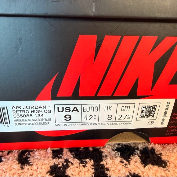 Nike Air Jordan 1 Retro High OG - University Blues - Picture 8 of 9